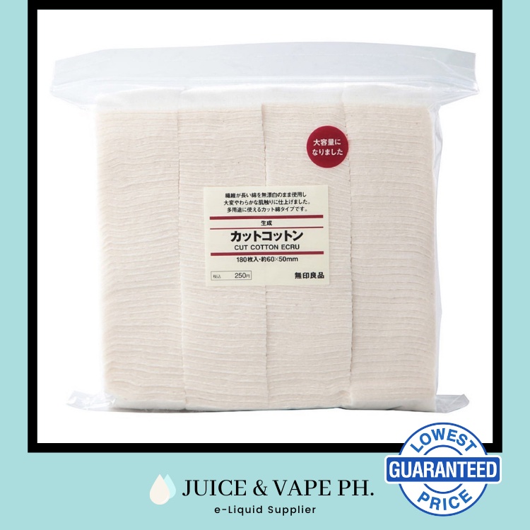 Authentic Muji Pad Cotton (10pcs per pack) Brand New Sealed 100