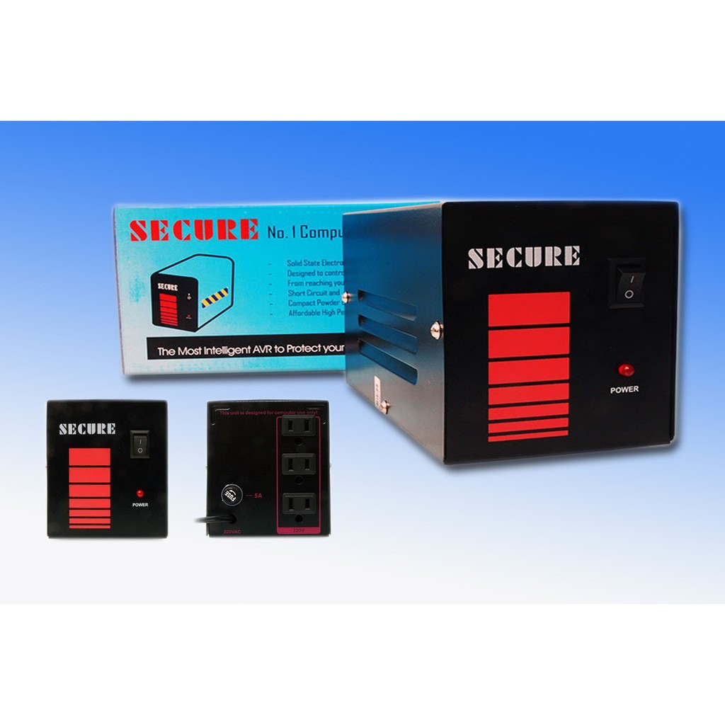 Secure Automatic Voltage Regulator (AVR) 220v Shopee