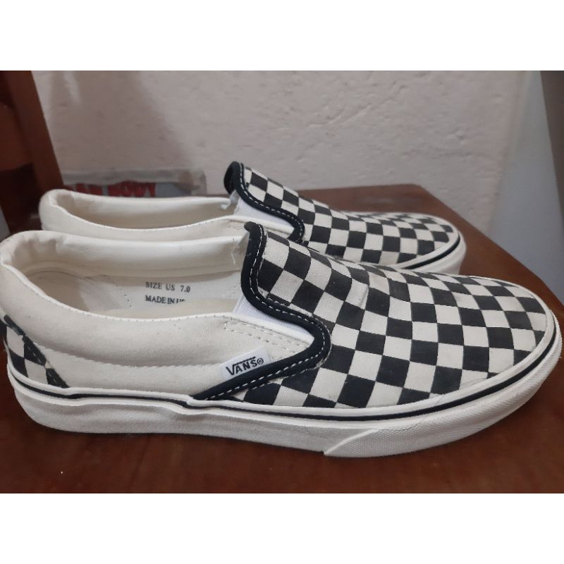 Checkerboard SlipOn Vans Checkerboard Slip On Amazon bet.yonsei.ac.kr