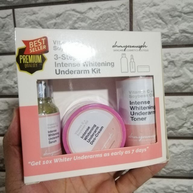 3 step Intense whitening underarm kit Shopee Philippines