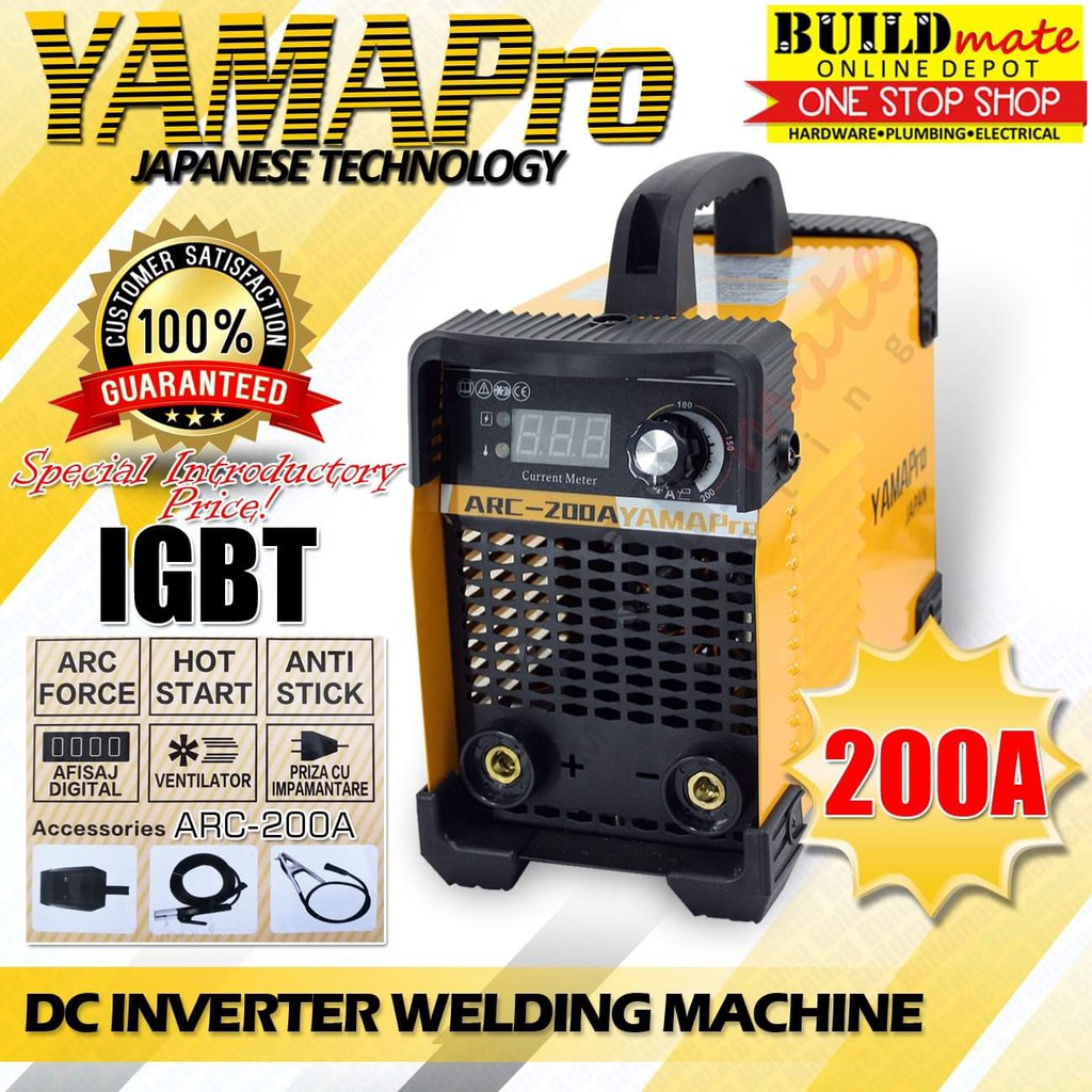 YAMAPRO 200A Japan Technology DC Inverter IGBT Welding