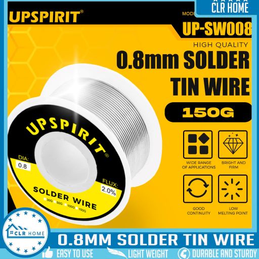 UPSPIRIT Soldering Lead Soldering Wire 0.8mm Diameter Quick Low Melting