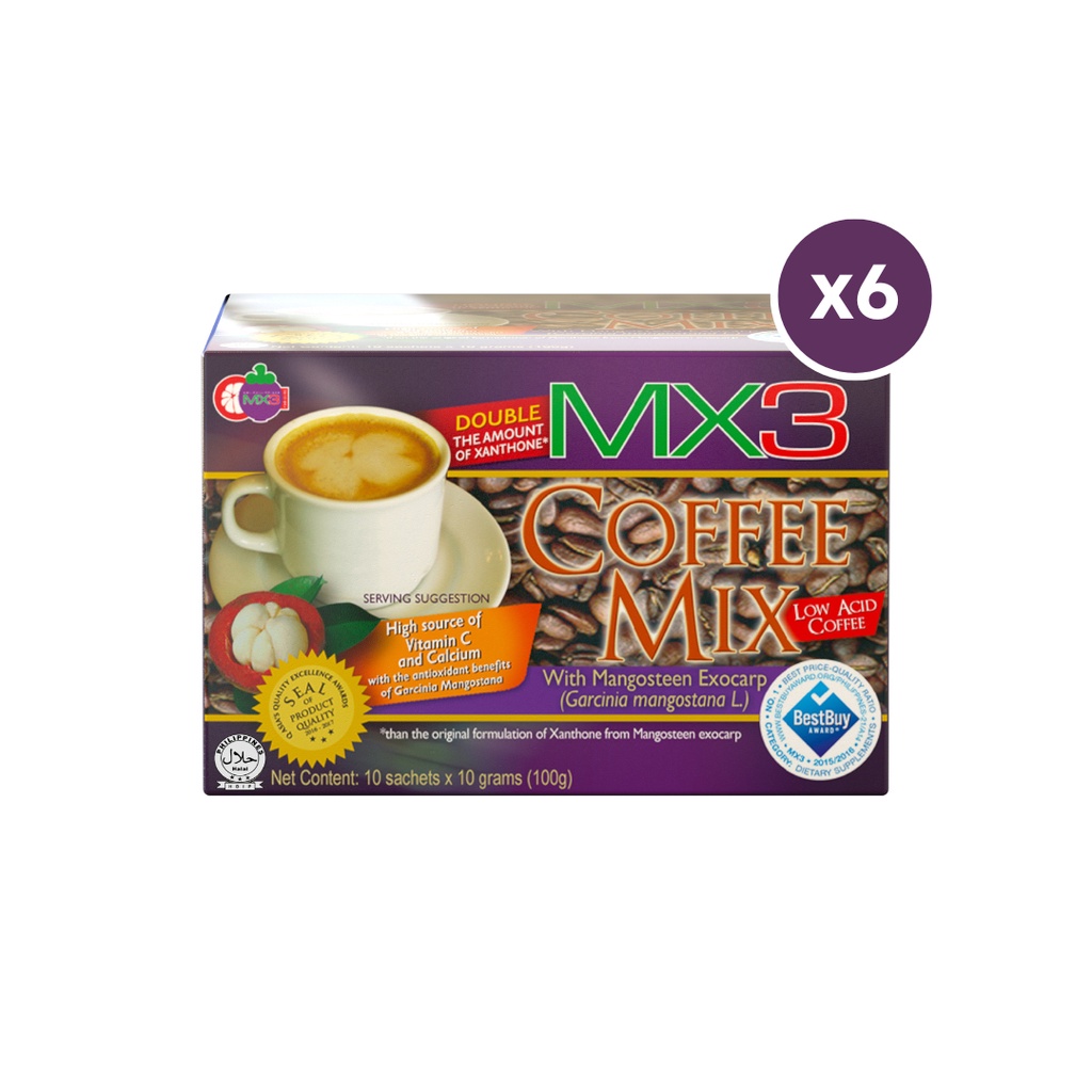 MX3 Coffee Mix 10s Set of 6 Boxes Shopee Philippines