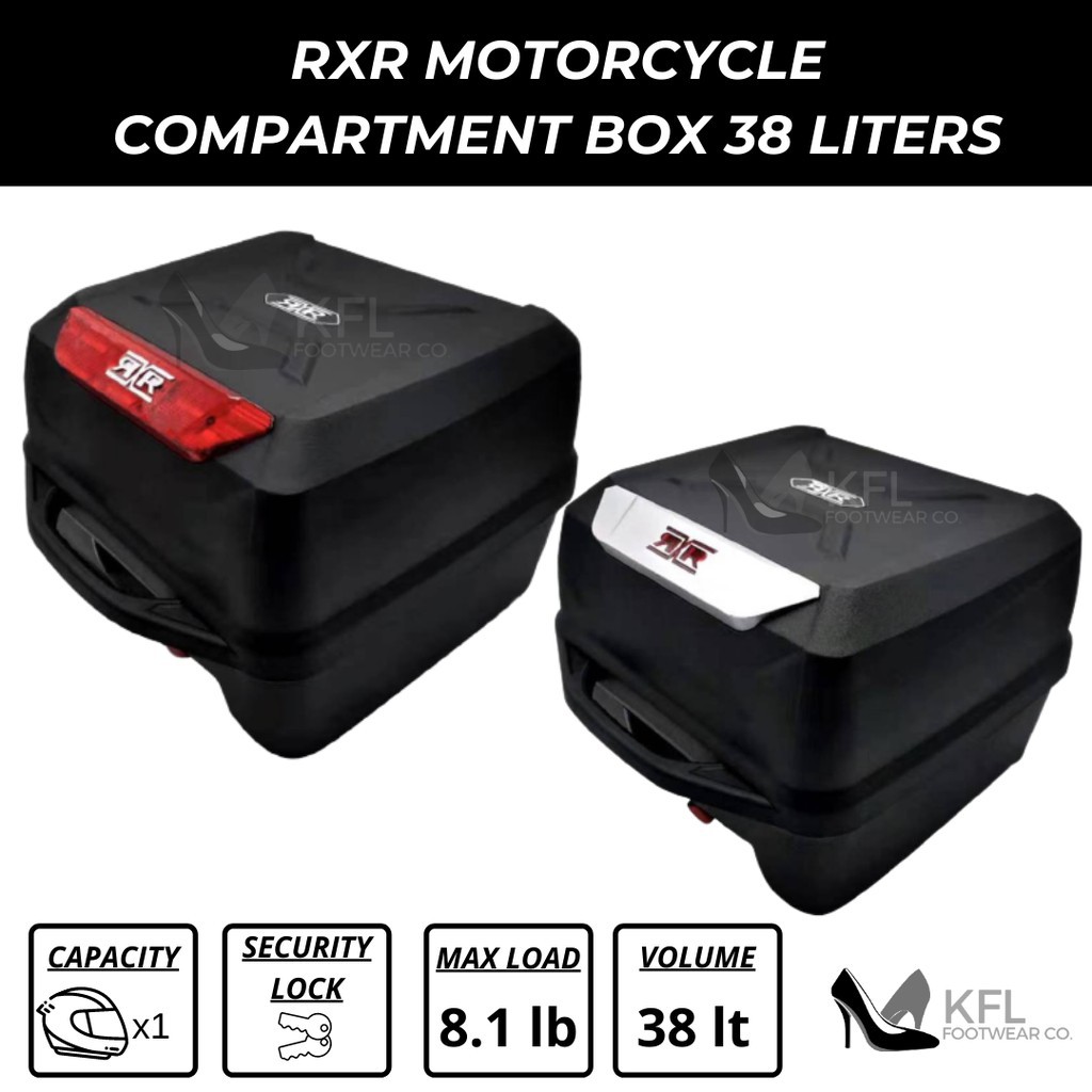 RXR Complete Collection Motorcycle Compartment Box Compartment