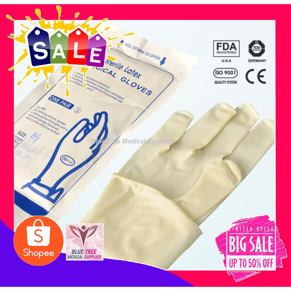 Sterile Gloves Surgical Gloves Medical Gloves Sterile Gloves 25 pairs