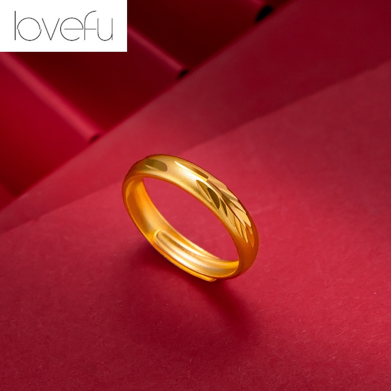 Original 18K Saudi Gold Pawnable Feather Ring Shopee Philippines