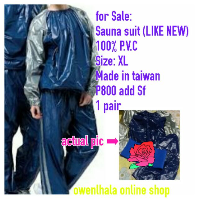 Sauna suit set (unisex) Shopee Philippines