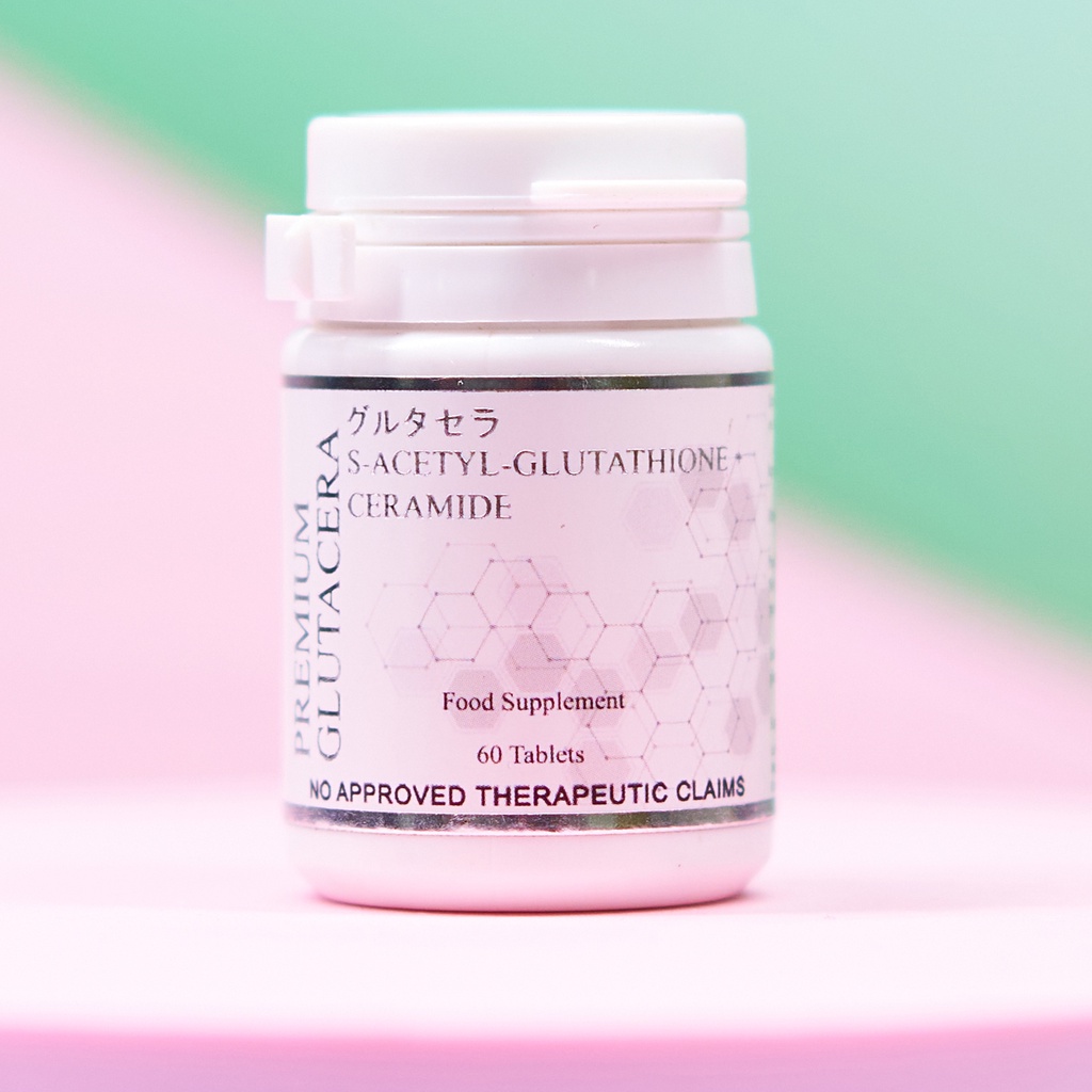 GLUTACERA Ceramides + SAcetylGlutathione 100mg 60 Tablets (Oral Moisturizer) Shopee Philippines