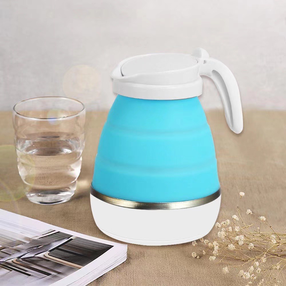 Kettle Silicone Travel Folding Electric Kettle 0.5 Liter Mini