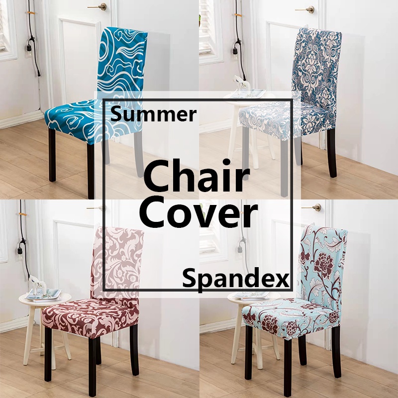 Home Textiles Printed Color Elastic Spandex Chair protective Dining