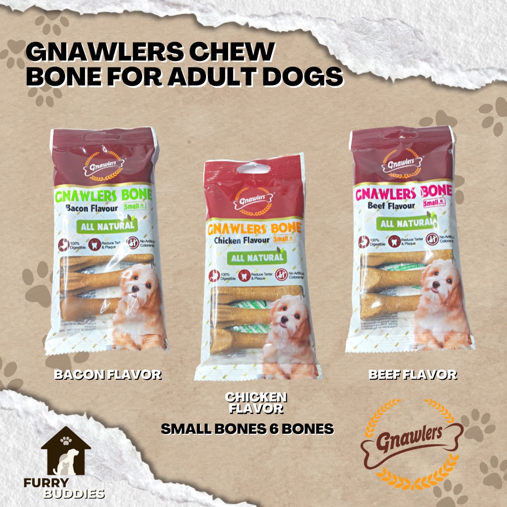 GNAWLERS BONES DOG SNACK FOR ADULT DOGS Shopee Philippines