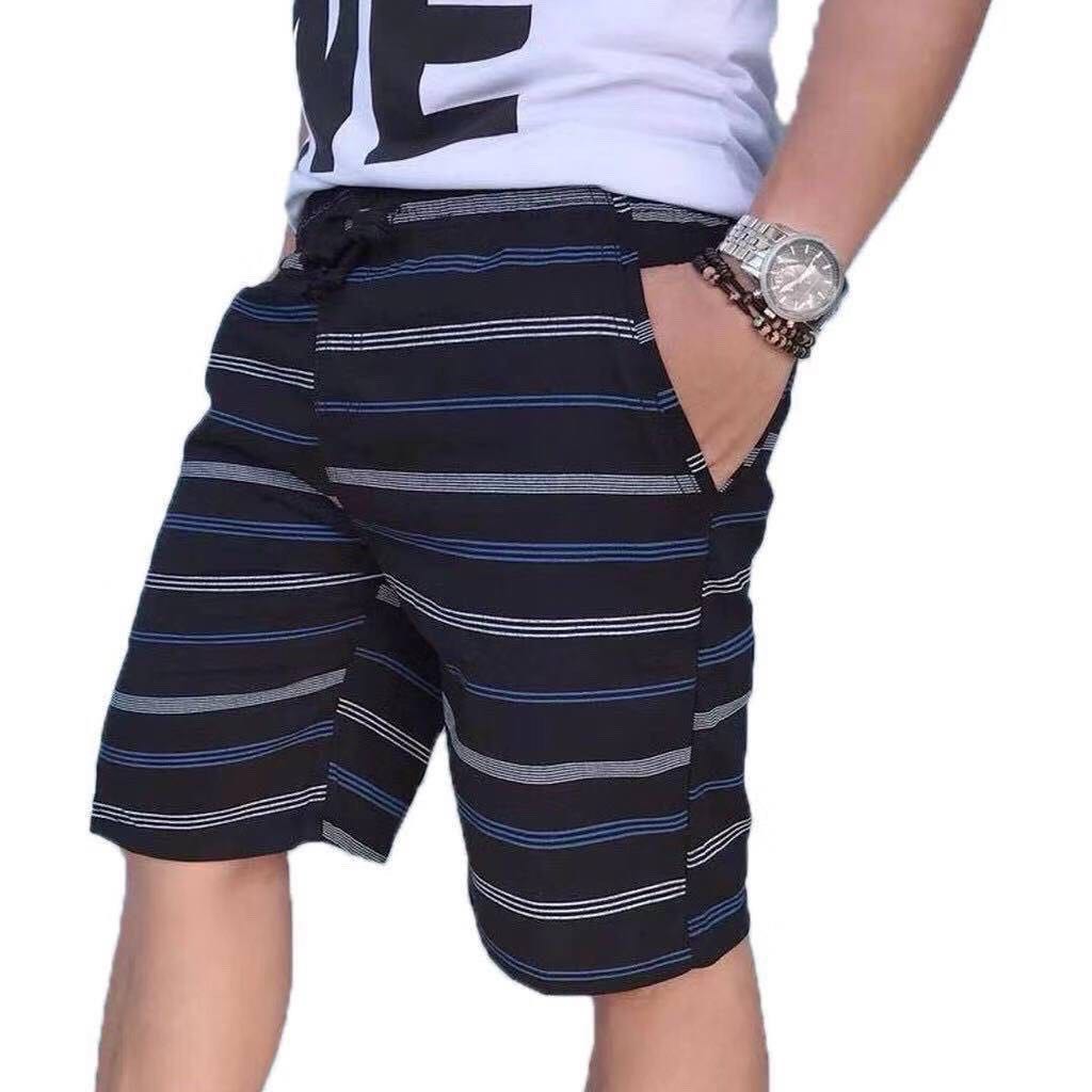 New Fashion Cotton Stripe Shorts For Men （2634） Shopee Philippines