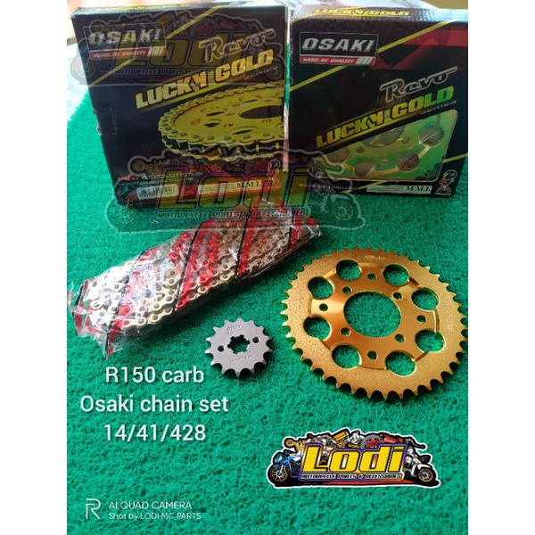 OSAKI REVO CHAIN & SPROCKET SET (Raider 150) Shopee Philippines