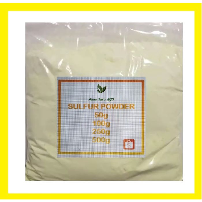 Sulfur Powder 50g / 100g / 250g /500g Shopee Philippines