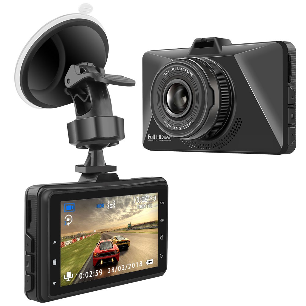 AKASO Dash Cam Car Dashboard Camera Recorder With 1080p Full Hd 3" Lcd