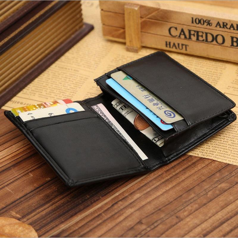 PNSMens Fashion Leather Credit Card Holder Wallet Bifold Shopee