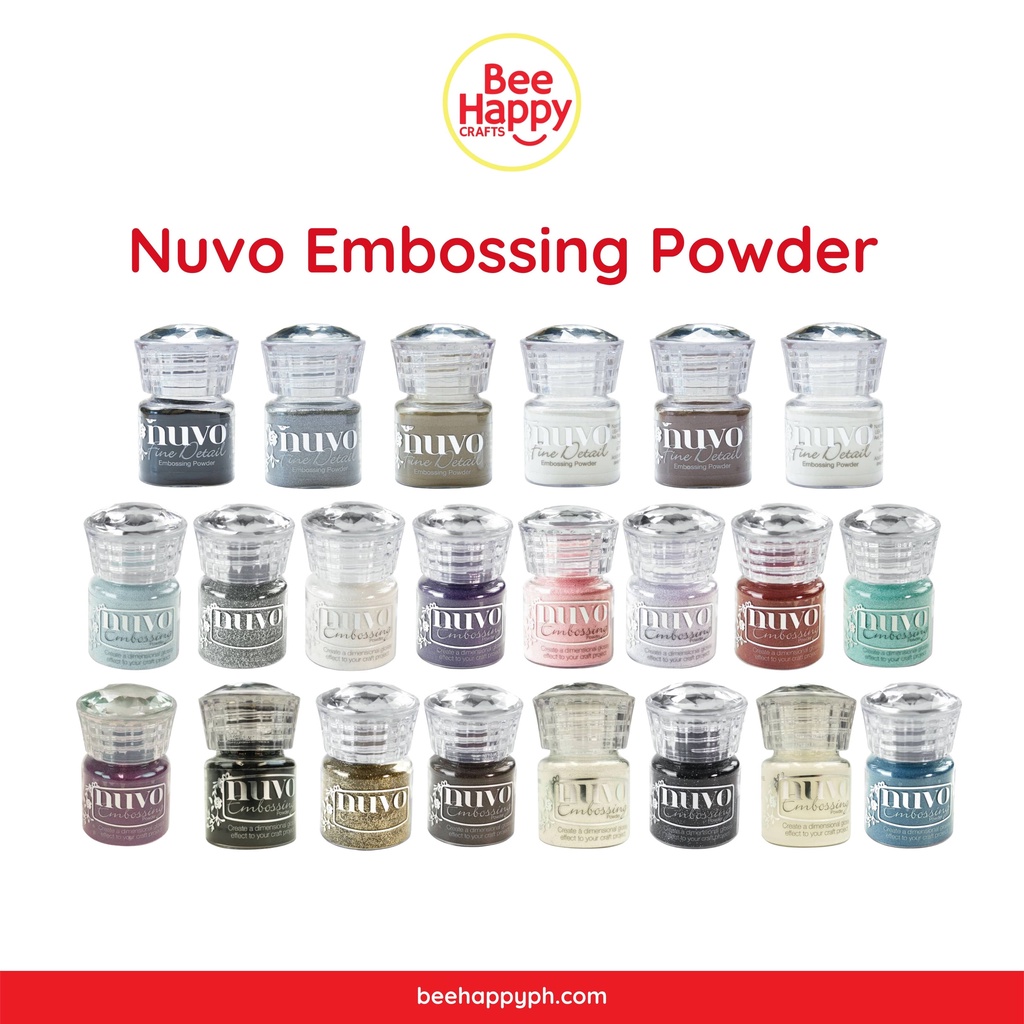 Nuvo Embossing Powder 0.7 oz Jar Shopee Philippines