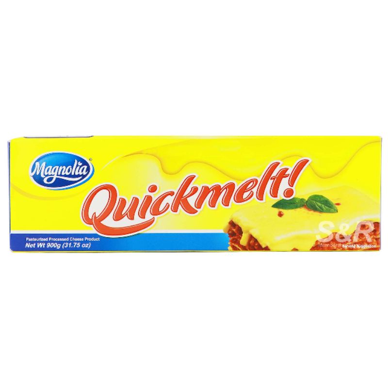 S&R Magnolia Quickmelt Pasteurized Processed Cheese 900g Shopee
