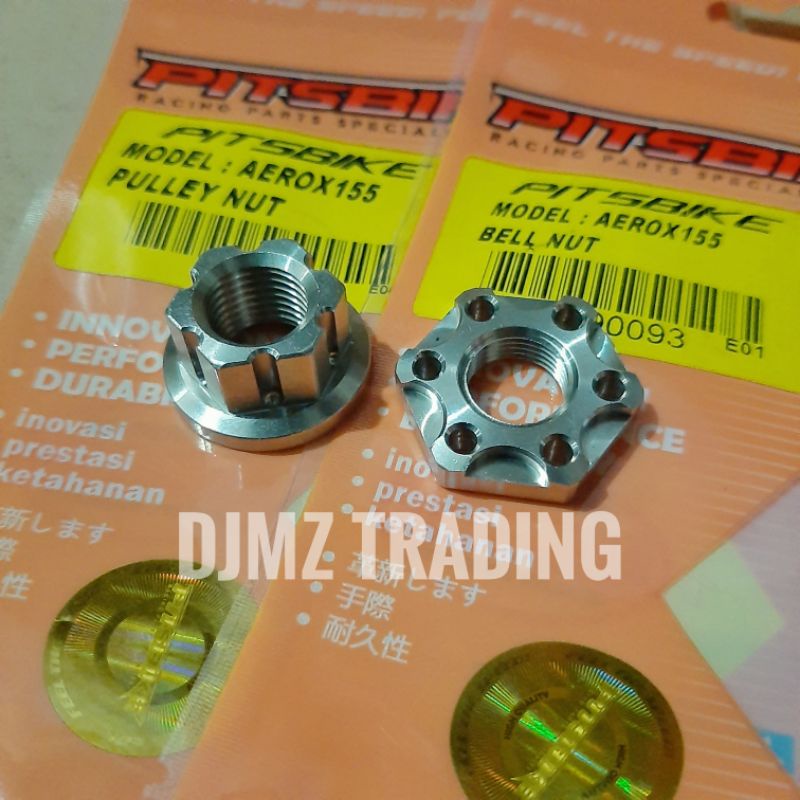 Pitsbike Heavy Duty PULLEY & BELL NUT (AEROX)(NMAX V1&V2)(M3)(MXi