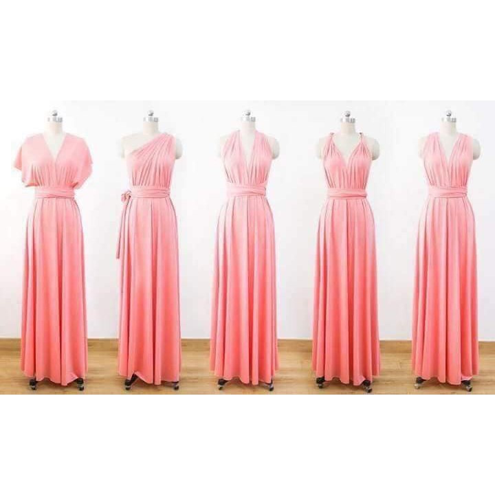 POMELO PINK Infinity Dress with Attached Tube kids Plus size Shopee