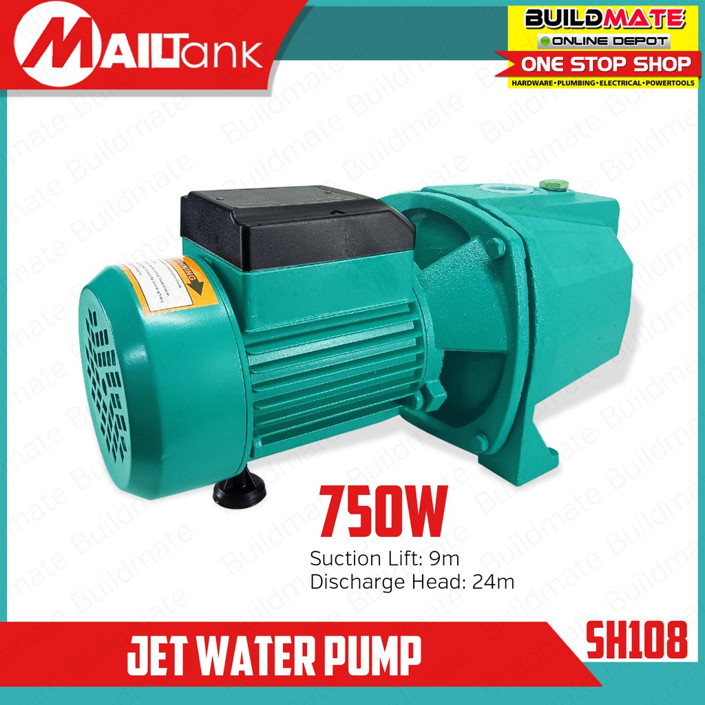 MAILTANK Jet Water Pump 750W SH108 •BUILDMATE• Shopee Philippines