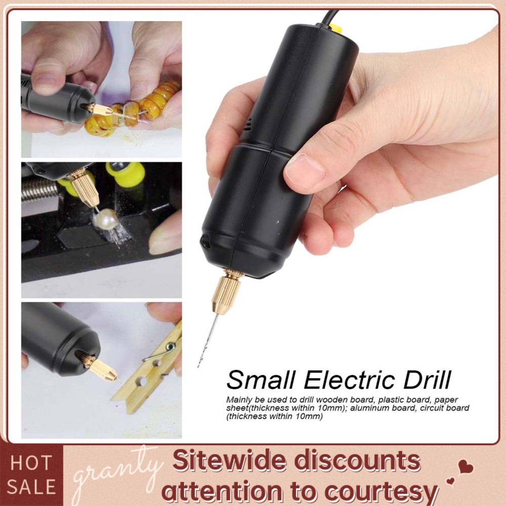 Portable Mini Small Electric Drills Handheld Mini Hand Drill Shopee