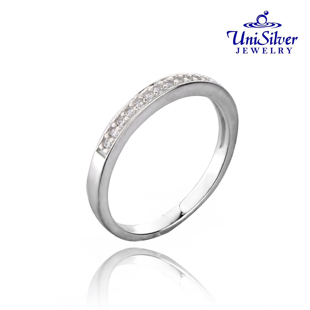Unisilver 925 Thin Band Ladies Ring (RS2912001) Shopee