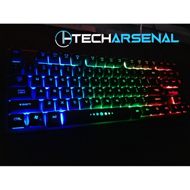 InPlay Dark Knight DK87 TKL Gaming Keyboard Shopee Philippines