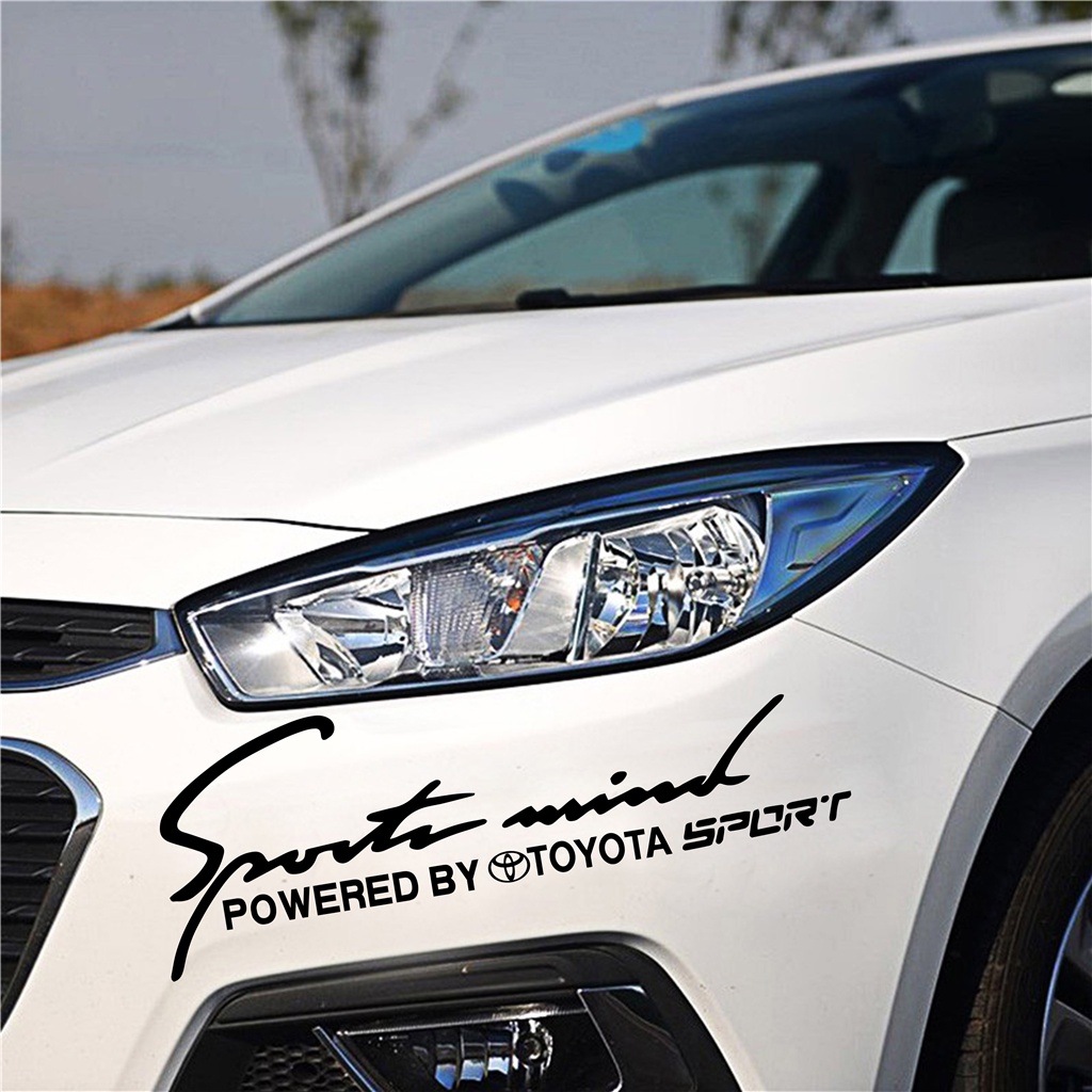 New Design TOYOTA LOGO Auto Sticker Waterproof SelfAdhesive Removable