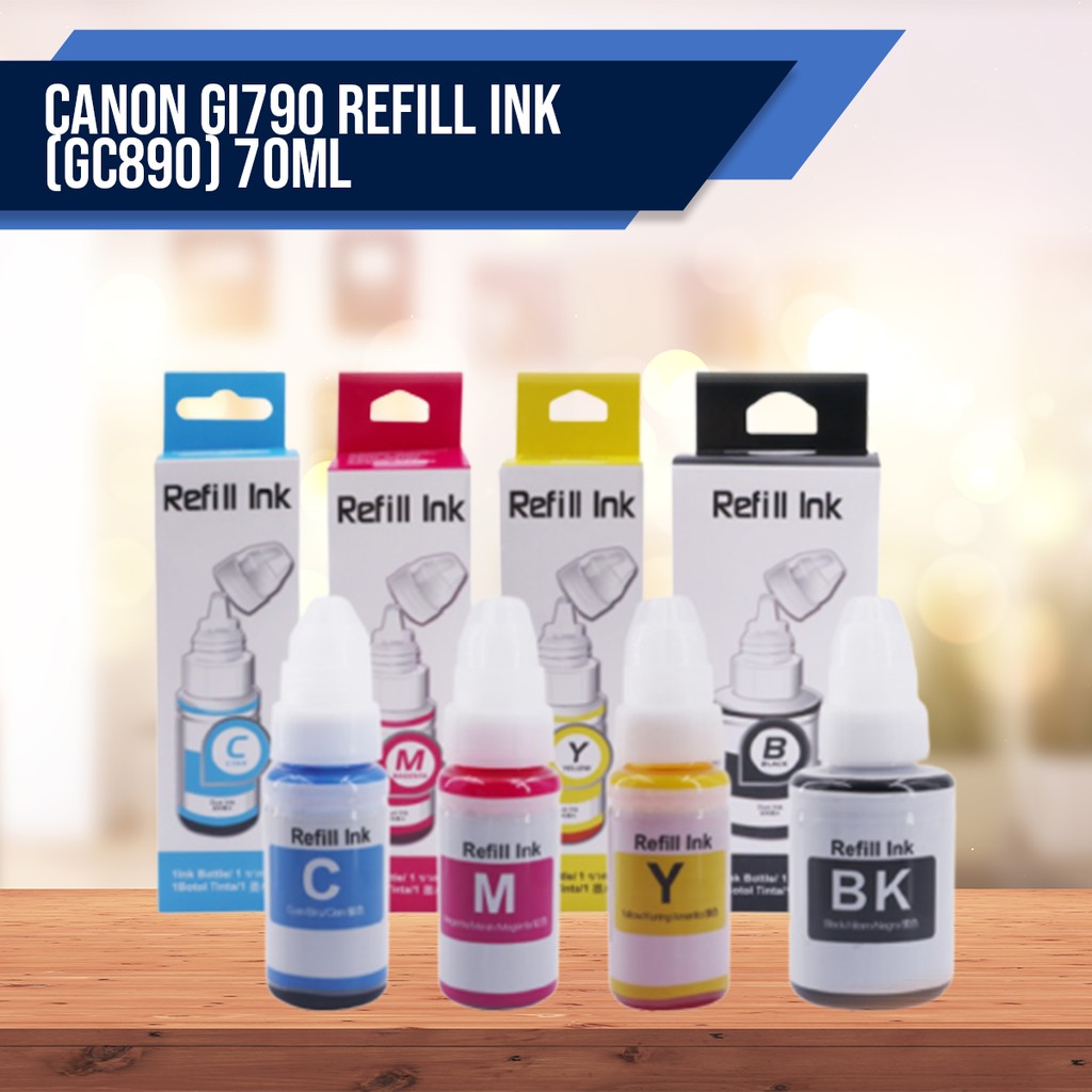 Canon GI790 Refill Ink Dye Ink for IP1200 IP2770 MP237 MP287 P200