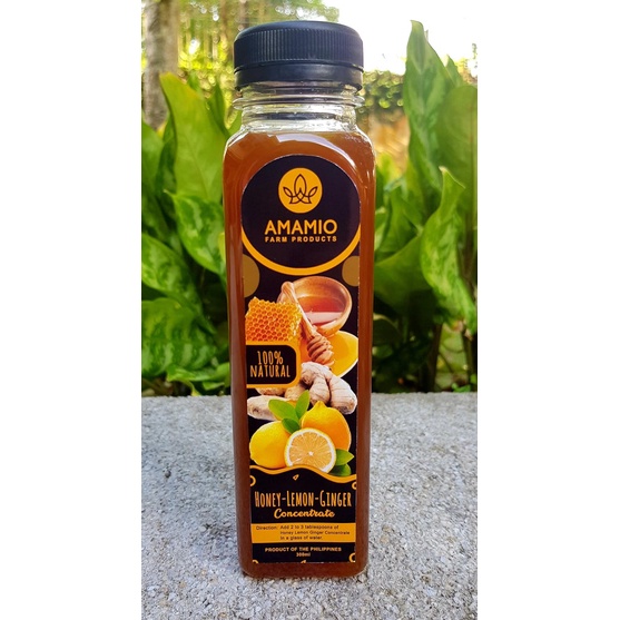 Amamio HONEY LEMON GINGER CONCENTRATE 300ML Shopee Philippines