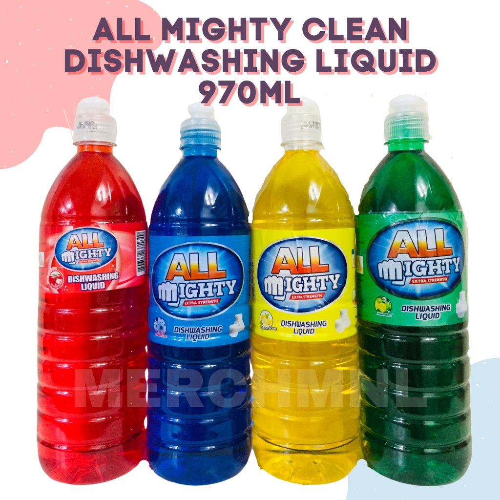 All Mighty Clean Dishwashing Liquid (970ML) Shopee Philippines