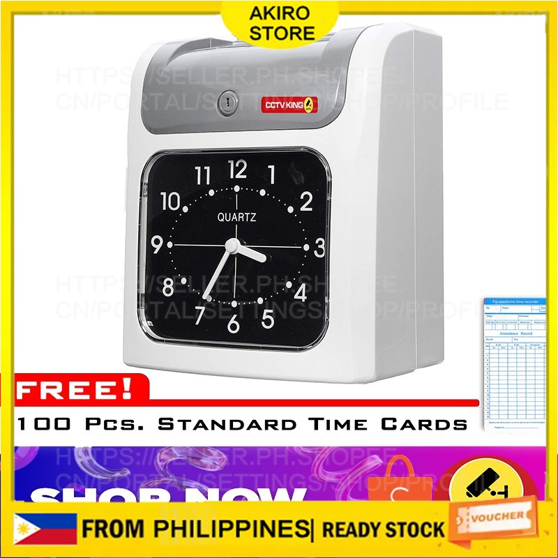 Time Recorder Time Attendance Bundy Clock Payroll Biometrics Shopee