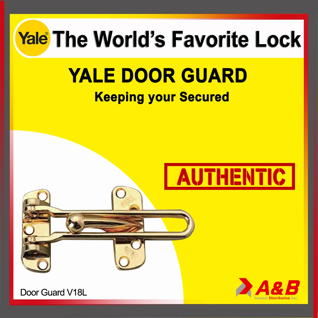 Yale Door Guard V18L Guaranteed Authentic Shopee Philippines