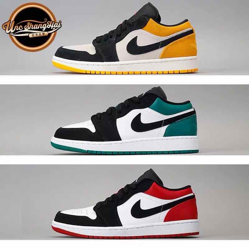 Nikee Air Jordan 1 Dior Classic Low cut sport basketball shoes Shopee