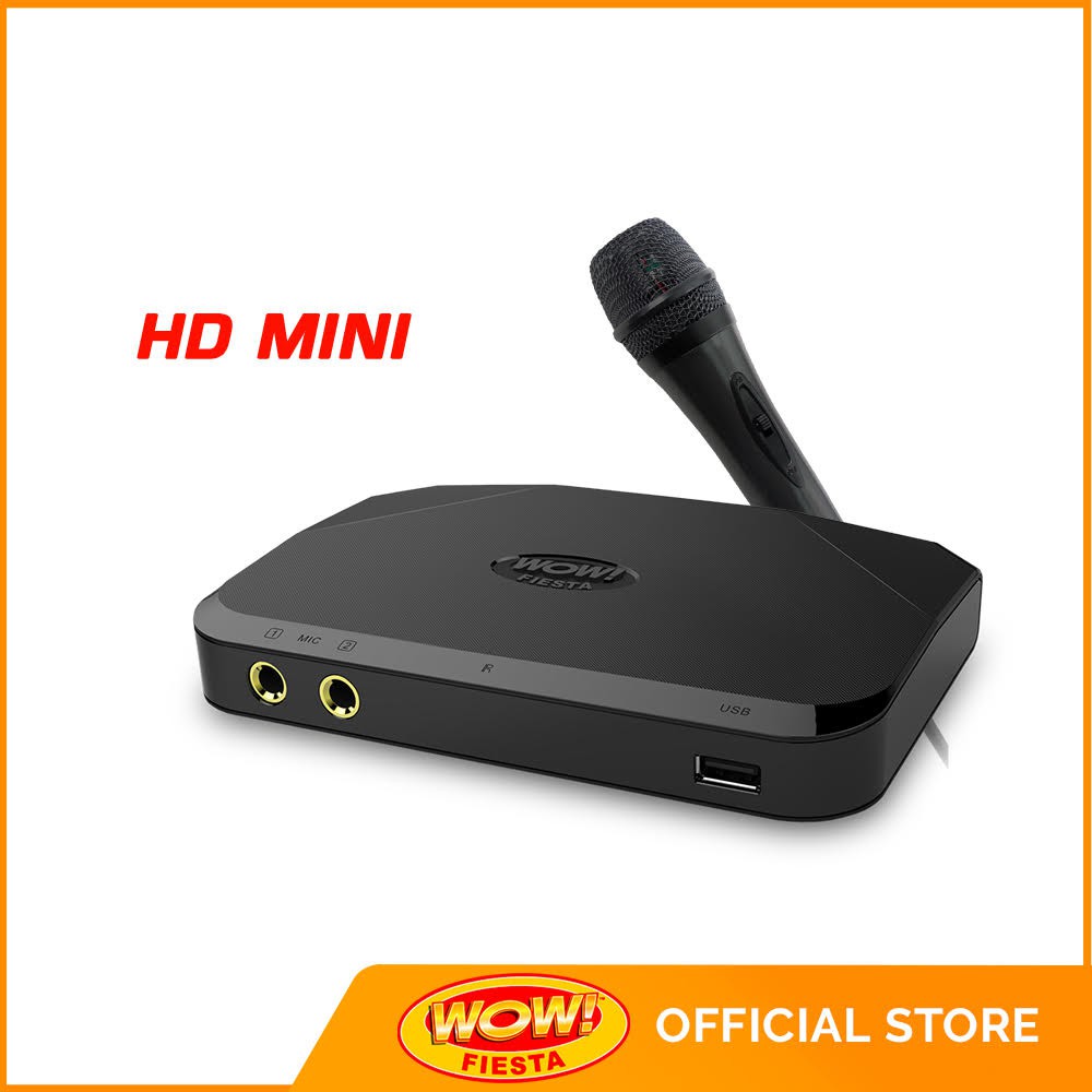 WOW! Videoke Fiesta HD Mini Portable Karaoke Player Shopee Philippines