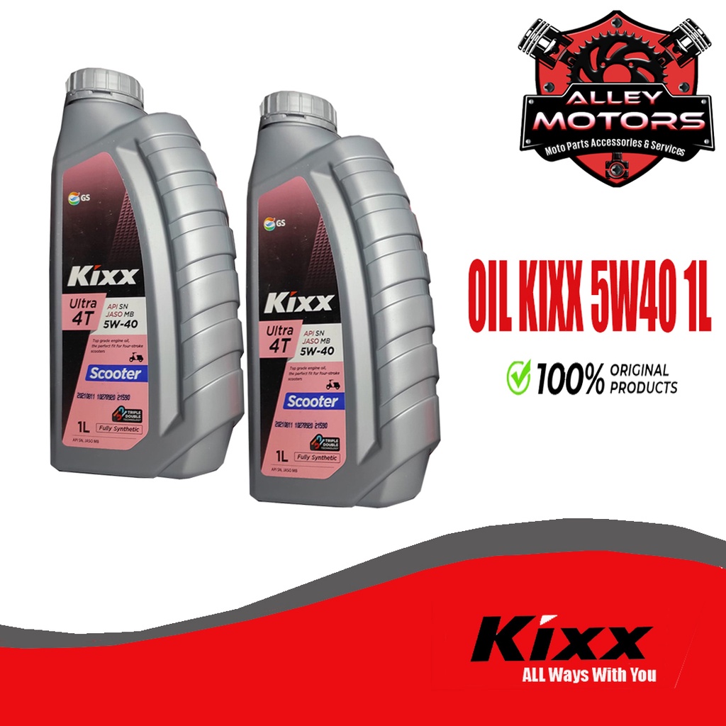 KIXX ULTRA 4T 5W40 SCOOTER (1L) l ENGINE OIL Shopee Philippines