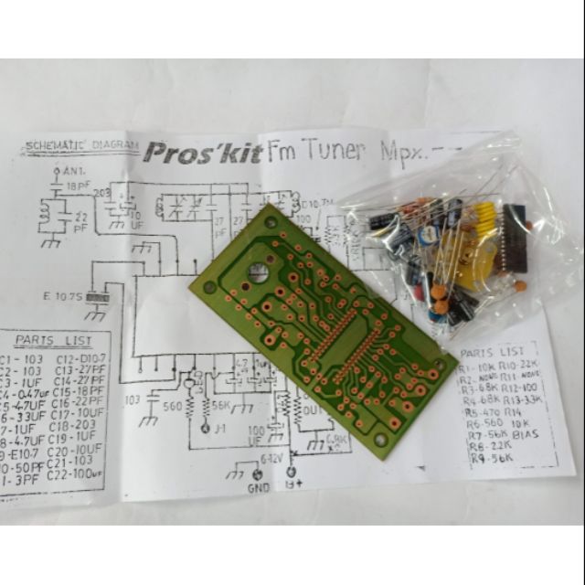 FM tuner stereo kit Pros'kit Shopee Philippines