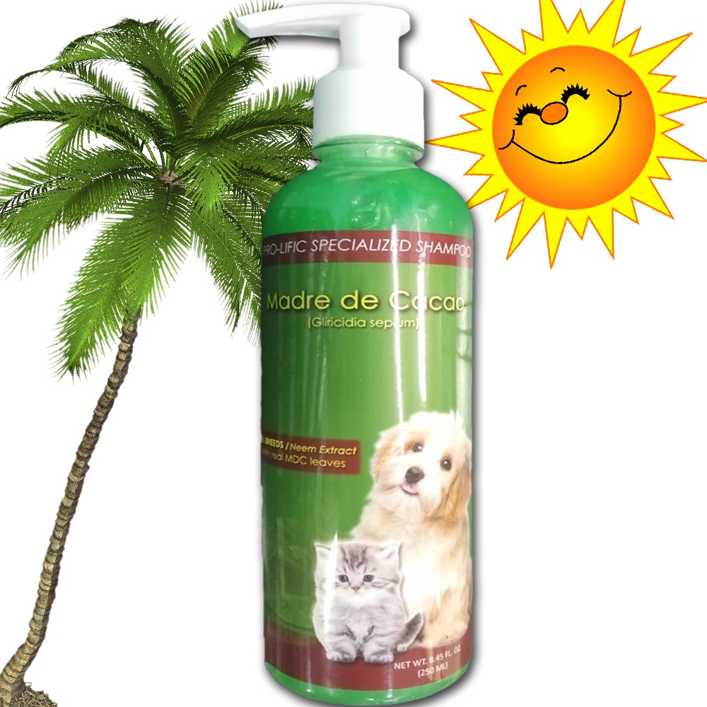 Madre de cacao shampoo 250 ml for Dogs and Cats antimange, antiitch
