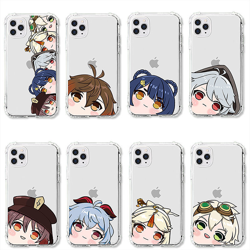 Genshin Impact Phone Case OPPO A92 A53 Zhongli Hutao Ganyu