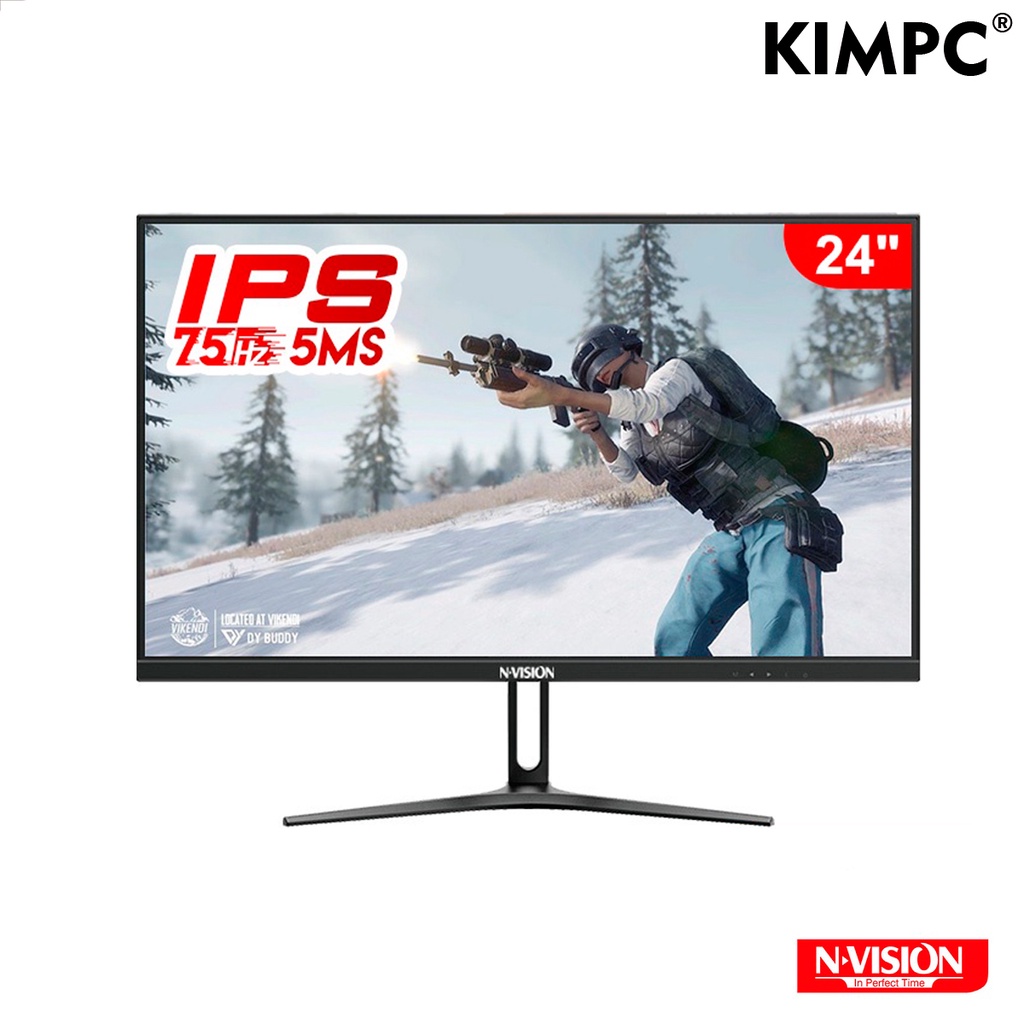 Nvision IP24V1 IP24V3 Monitor 24 inch 75hz Frameless IPS Monitor