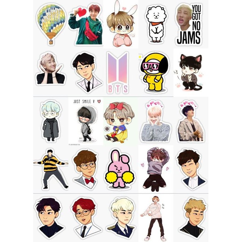 Kpop Stickers BTS! Sticker Bundle 15pcs Shopee Philippines