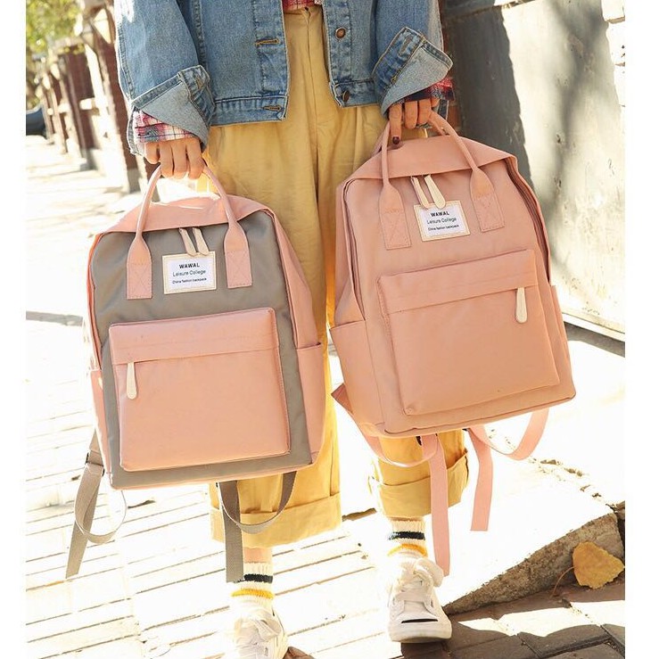 TS Harajuku style Travel Backpack Large Capacity Nylon Women hot School