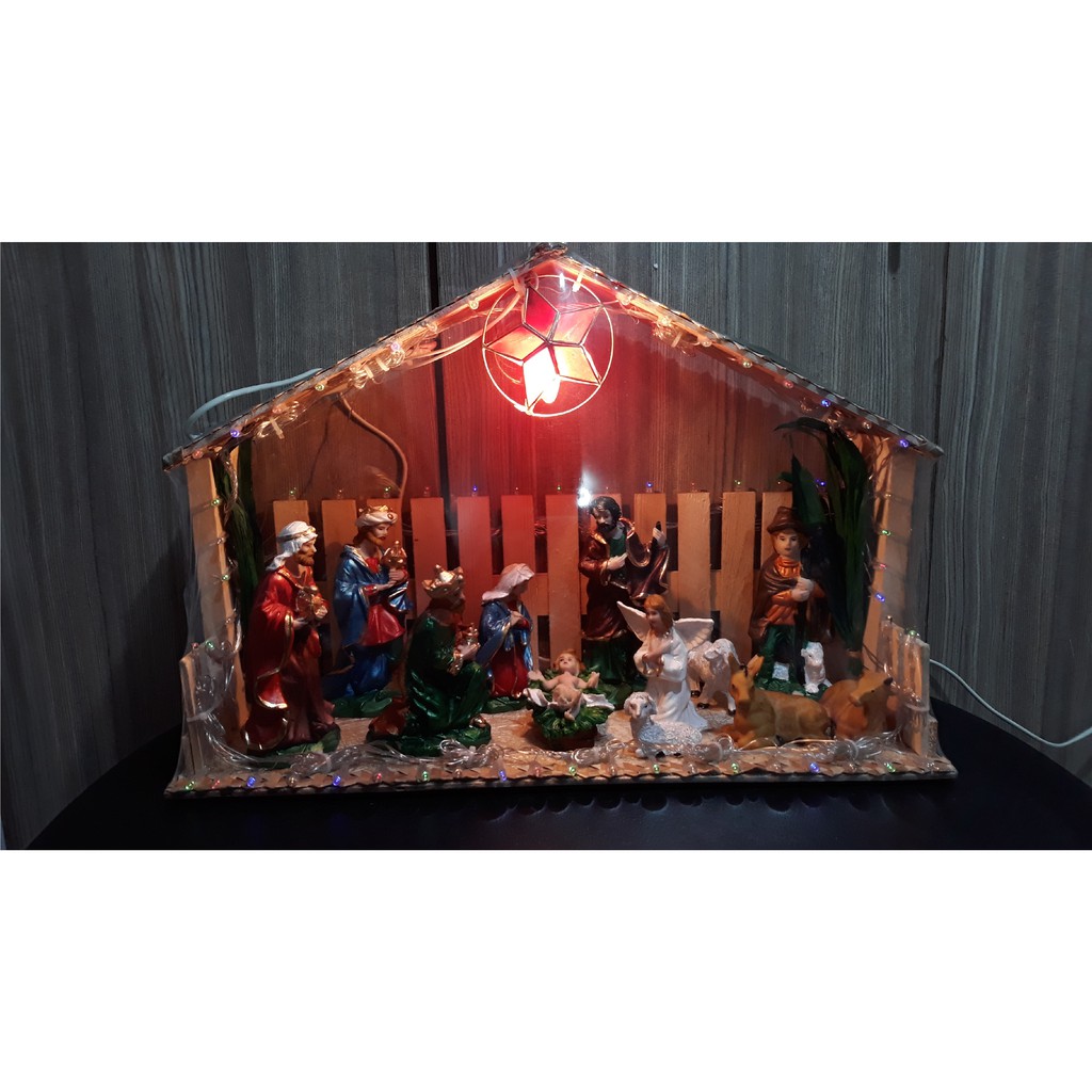 New Design Christmas Belen Wood Medium Shopee Philippines