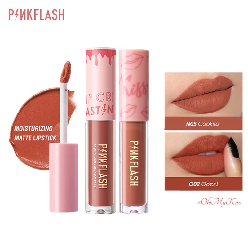 PINKFLASH OhMyKiss Soft Matte Liquid Lipstick Waterproof VE
