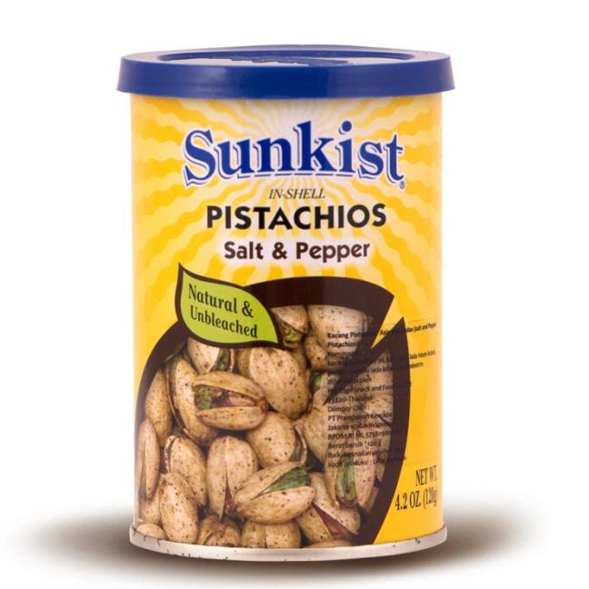 Sunkist SALT & PEPPER PISTACHIOS 120gr Shopee Philippines