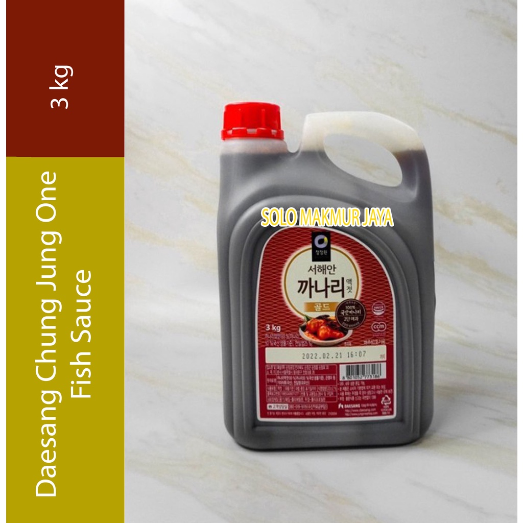 Daesang Chung Jung One Canary Fish Sauce Korean Fish Sauce 3kg Shopee