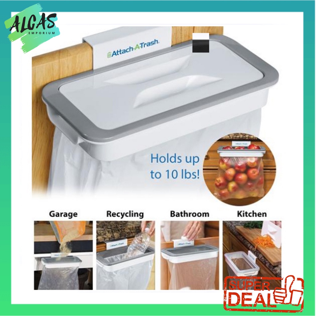 ALCAS Hanging Trash Bag Holder Kitchen Hanging Trash Bin