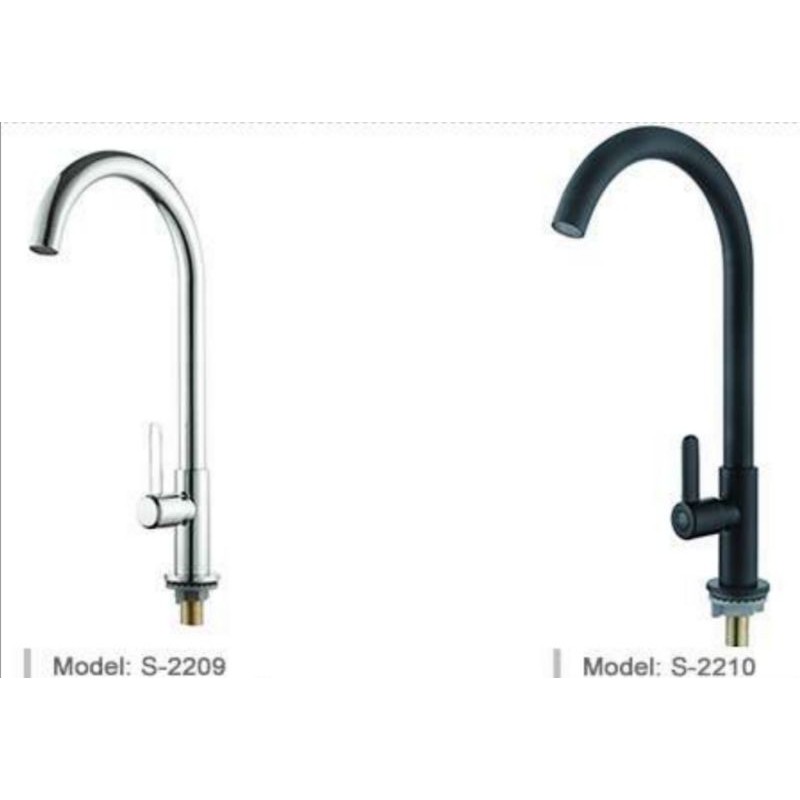 Sunrise Heavyduty stainless steel/chrome kitchen faucet/ lababo faucet