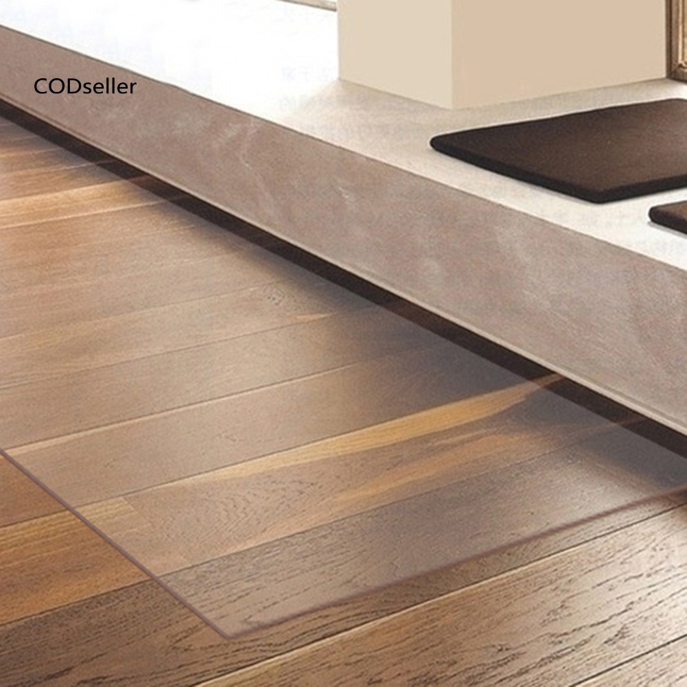 COD Transparent Wood Floor Protection Antiskid Computer Chair Mat PVC